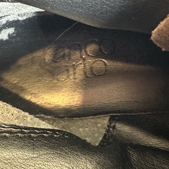 Franco Sarto Olive Suede Desert Lace-Up Ankle Booties Sz 8M - Picture 6 of 7